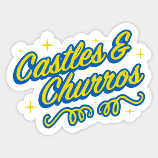 Castles and Churros Sticker